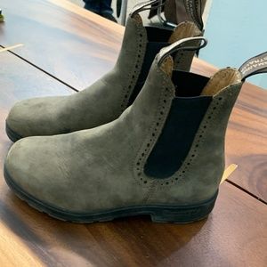 Blundstone 1351 High Top Chelsea Boots Brown 6.5